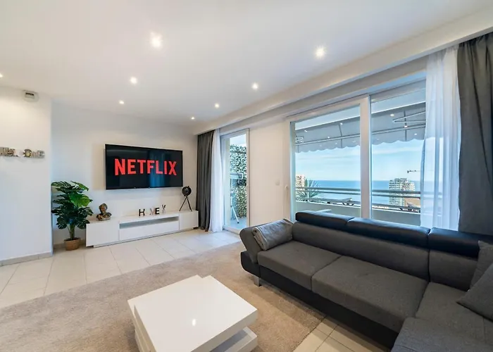 Frontiere Monaco, Terrasse, Vue Mer, Parking - Ab
