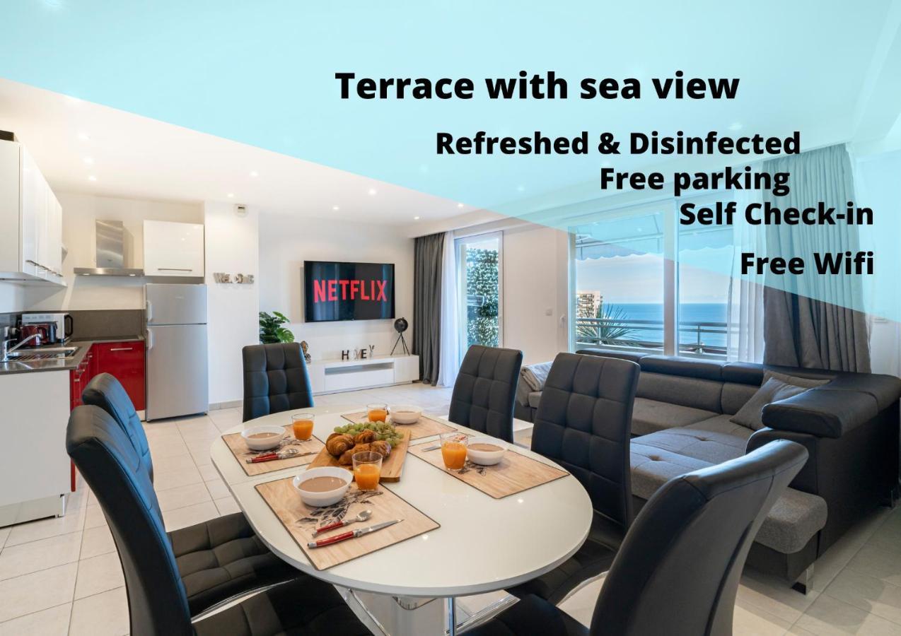 Frontiere Monaco, Terrasse, Vue Mer, Parking - Ab Appartement